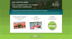 Desktop Screenshot of iowascreativecorridor.com